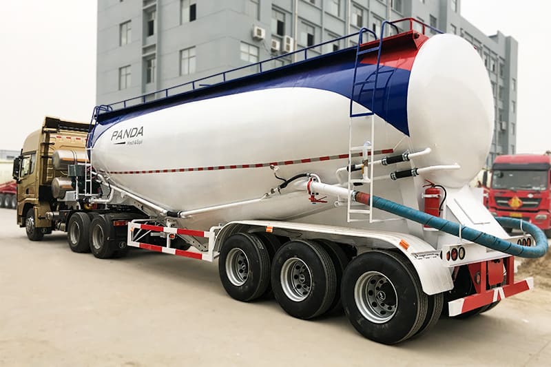 25 120 ton pneumatic tanker trailer / bulk tanker trailer trucks for sale