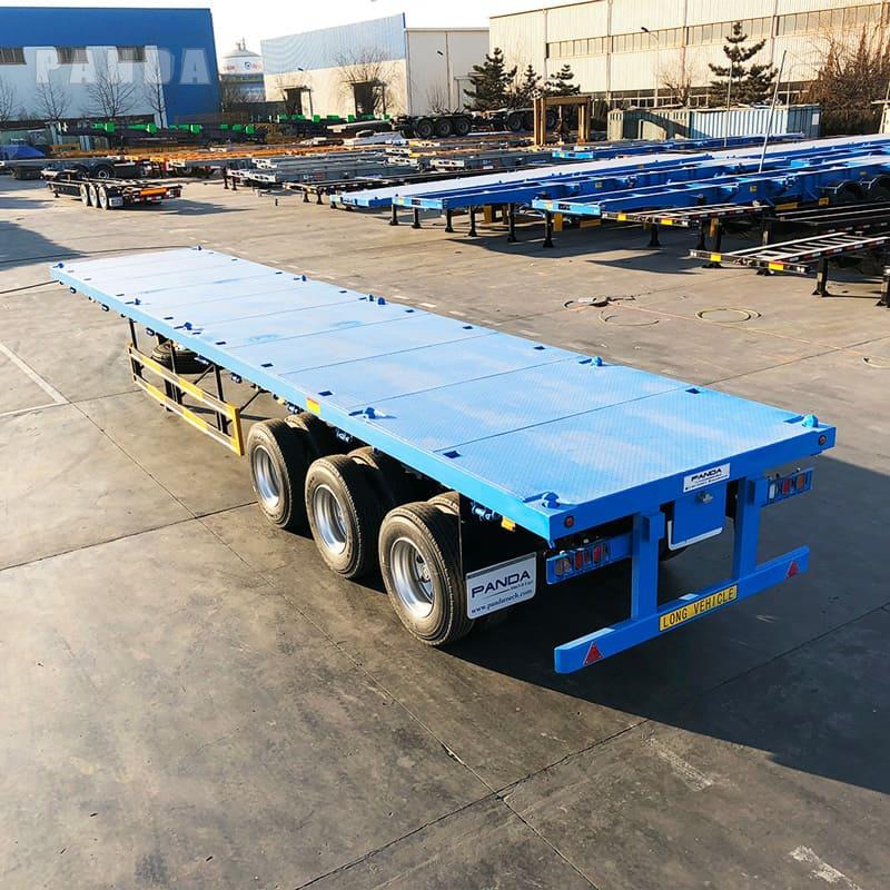 40' Flatbed tractor Truck Trailers For Sale - Panda Mech