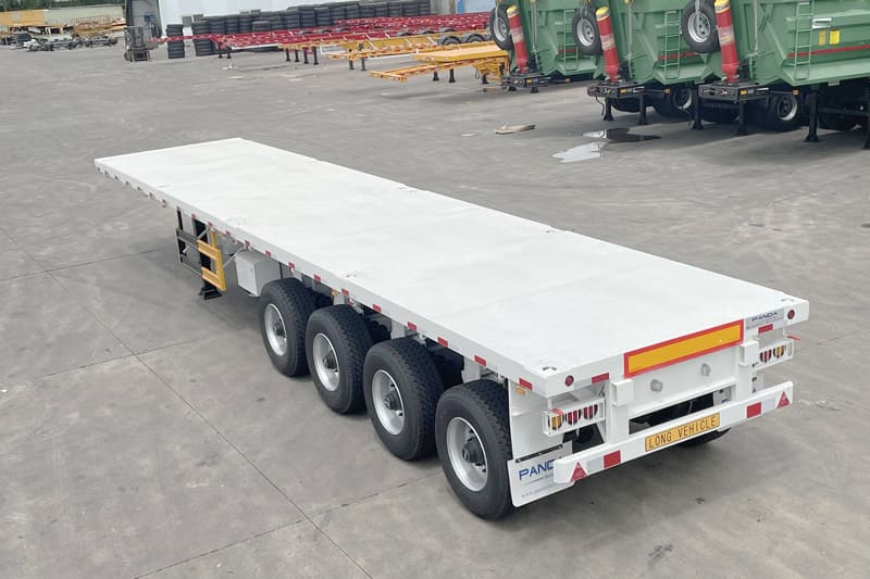 Remorque 4 essieux 40ft flatbed